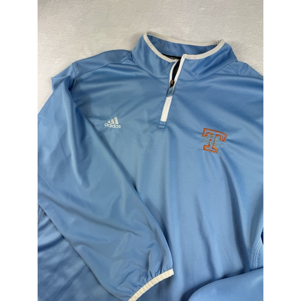 Adidias Tennessee Lady Volunteers Pullover Jacket Womens 2XL Climalite 1/4 Zip